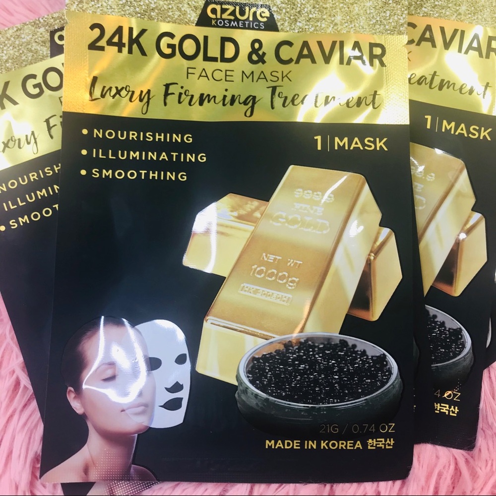 24K Gold Caviar Luxury Face Mask